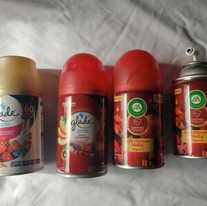 Glade & Airwick Automatic Spray Refills Lot Of Four